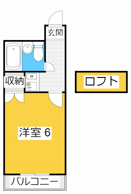 安城市里町のアパートの間取り