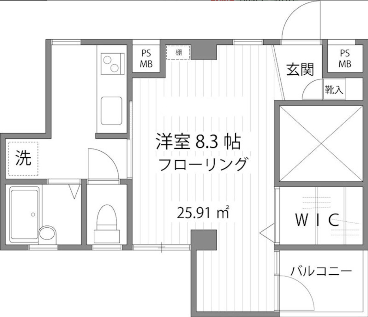 ガーデンパレス早稲田の間取り