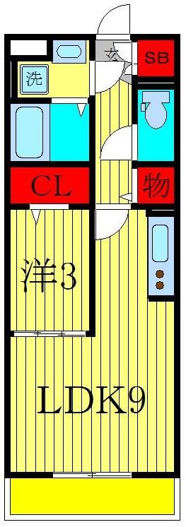 【メルヴェーユの間取り】