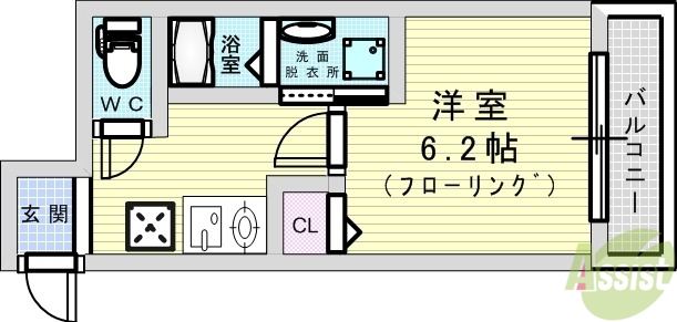 フェリスタ正雀の間取り