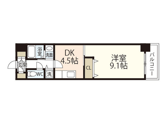 カーサ土橋の間取り