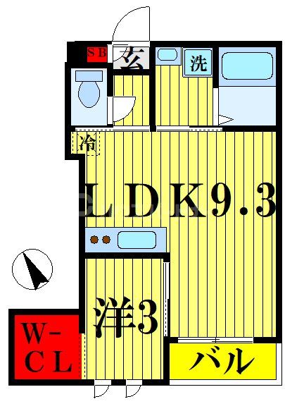 さいたま市北区土呂町のアパートの間取り