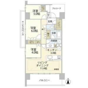 BELISTA高井戸駅前の間取り