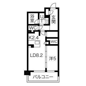 ローレルアイ名駅東の間取り