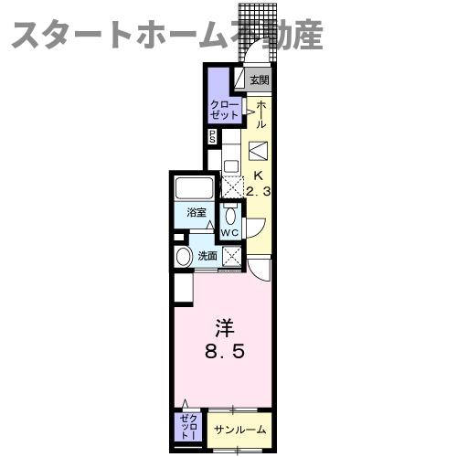 メゾン・ド・ＫＯＵ　Ｂの間取り