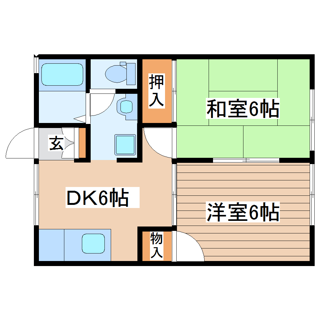 パインコート長町の間取り