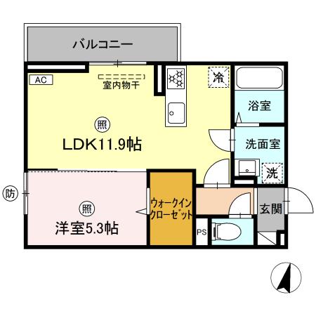 Dグラシア千代町の間取り