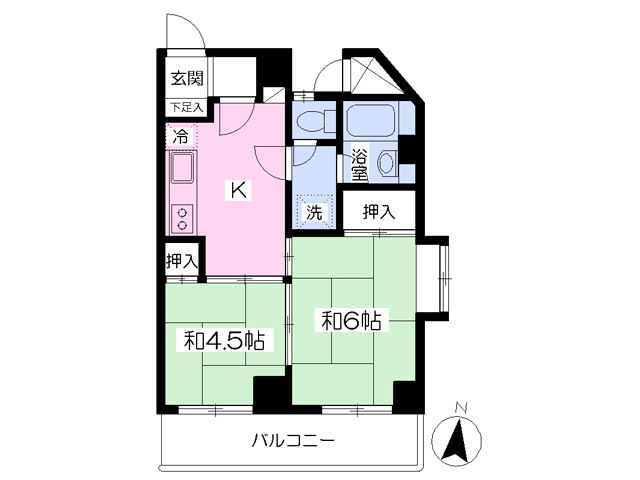 キャッスル西落合の間取り