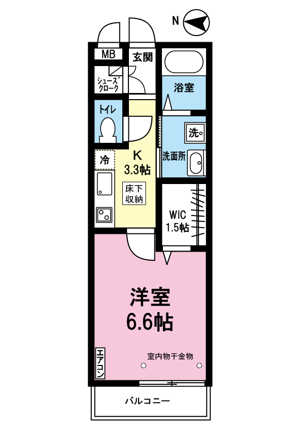 センティール中幸町の間取り