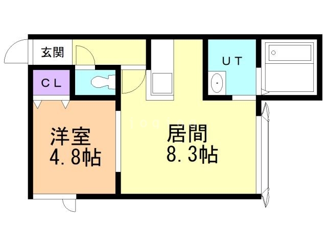 ノヴェルカムイ　Ｃの間取り