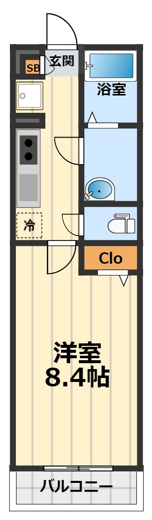 リブリコウゲン大和の間取り