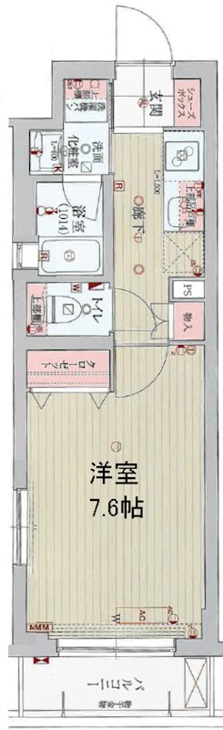 ベラジオ　雅び　北野白梅町駅前の間取り