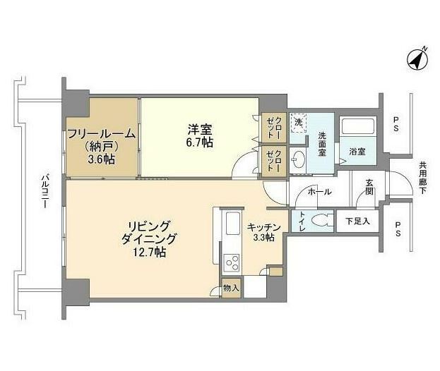 トルナーレ日本橋浜町の間取り