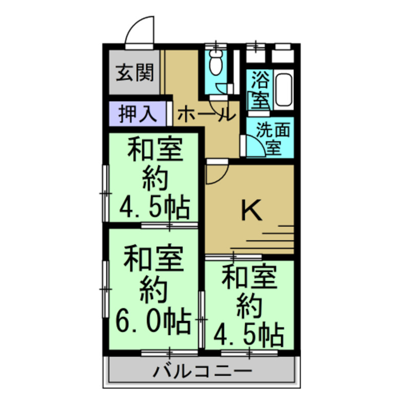 濱口ビルの間取り