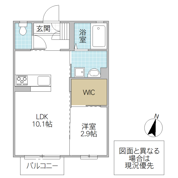 シャーメゾン タイニーの間取り