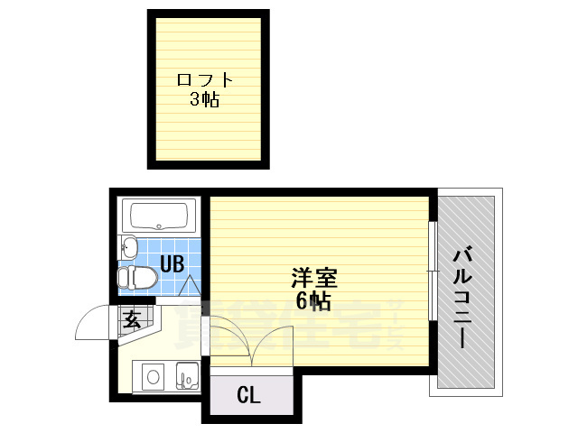 嵯峨野レジデンスの間取り