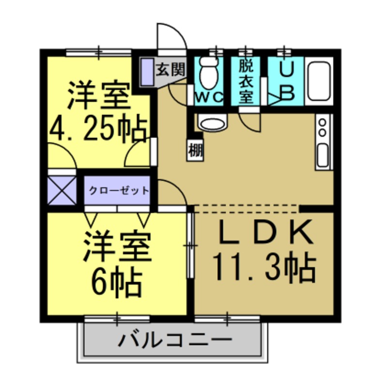 サンシティ南風の間取り