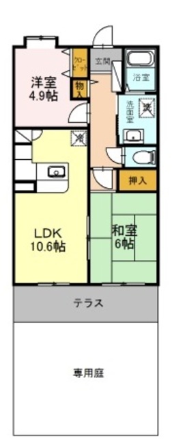 コーポレート東浦和2号棟の間取り