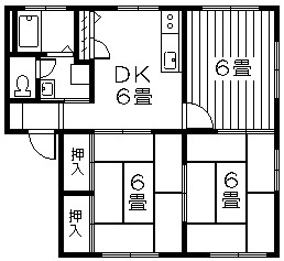 エスポワール小野Ａ棟の間取り