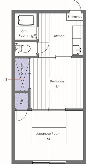 あるゾウパレス若松町の間取り