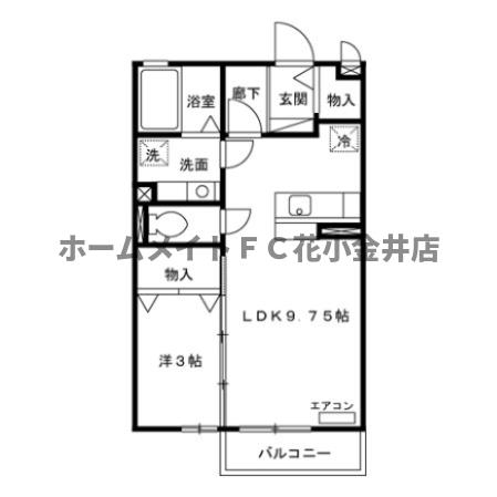 サンクレア I II III?Iの間取り