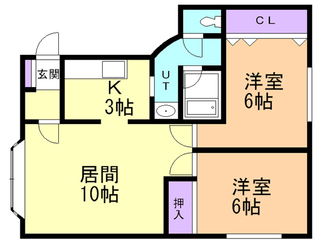 メゾンラメールの間取り