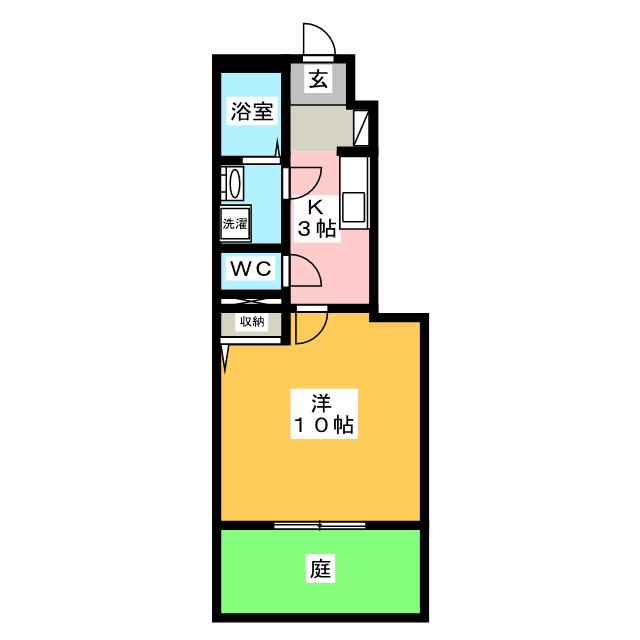 パレット小泉２の間取り