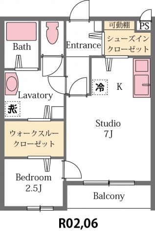 東松山市松葉町のアパートの間取り