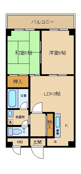 第3中尾ハイツの間取り