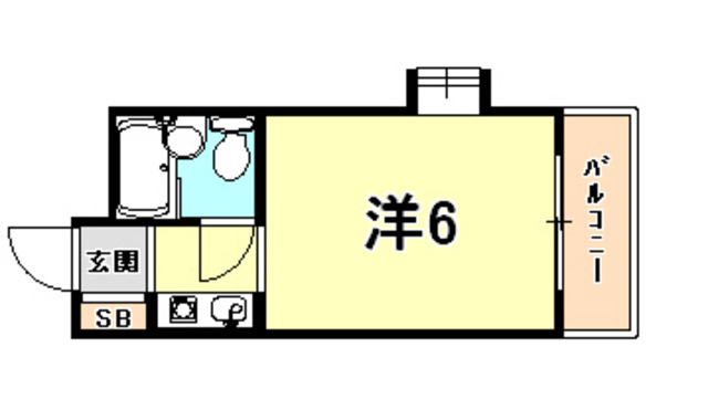 尼崎市南武庫之荘のマンションの間取り