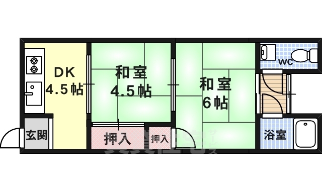 ハイム豊の間取り