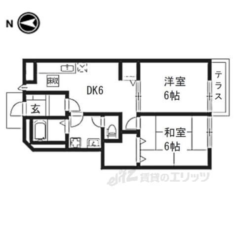 フォレストＥの間取り