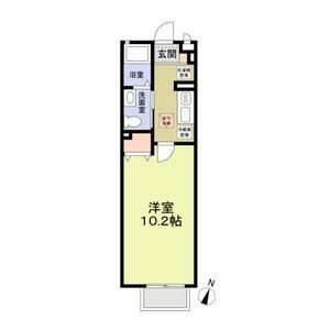 川越市大字南大塚のアパートの間取り