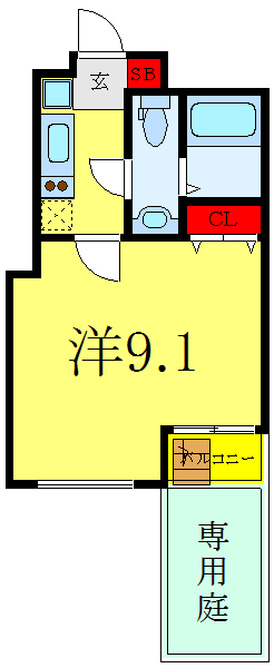 Ｂｅｖｅｒｌｙ　Ｈｏｍｅｓ　下赤塚の間取り