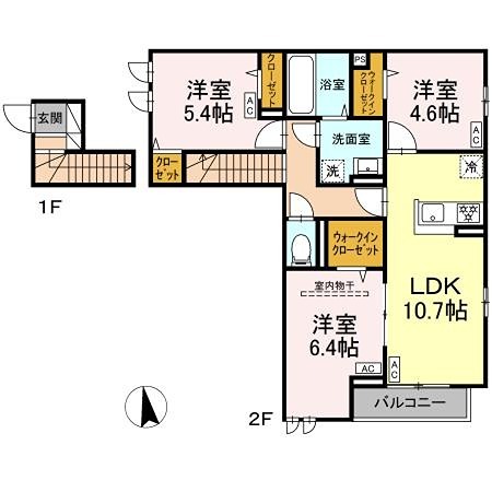 グラナーデ荒川の間取り