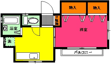 フラワーハイツの間取り