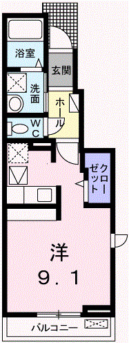 ロマンドの間取り