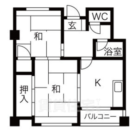 リエス西院の間取り