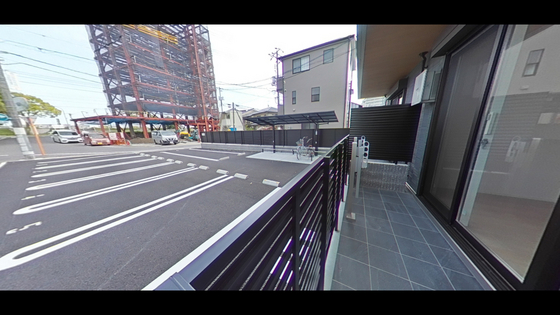 バルコニー　※他の部屋の写真です
