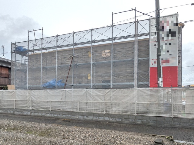 建物外観　建築中