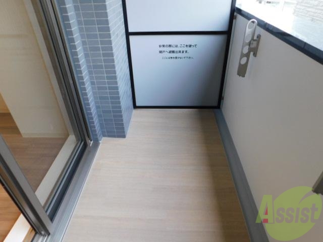 バルコニー　通風良好です