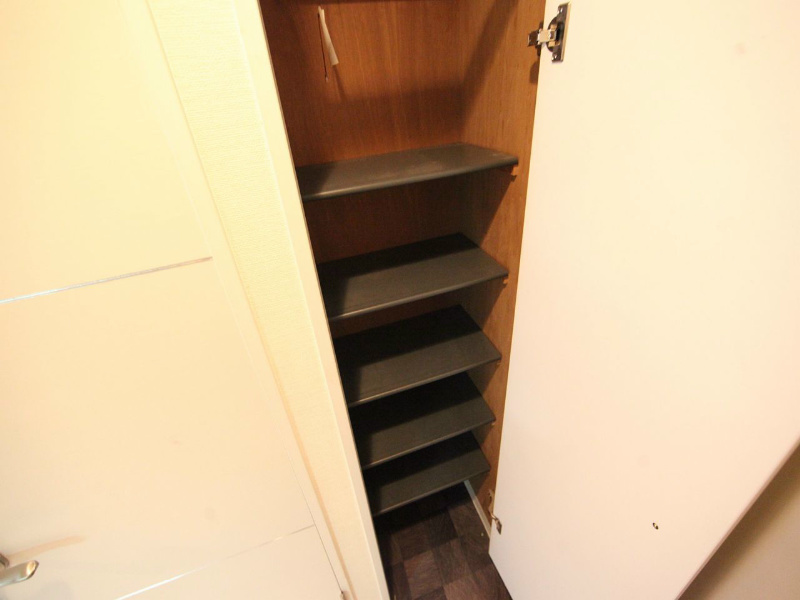 玄関　玄関　シューズボックス付