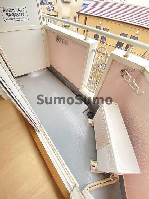 バルコニー　広々としたバルコニーです