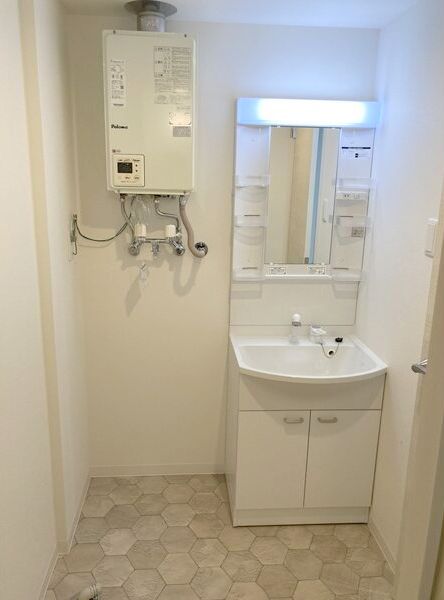洗面設備　洗面化粧台設置予定☆