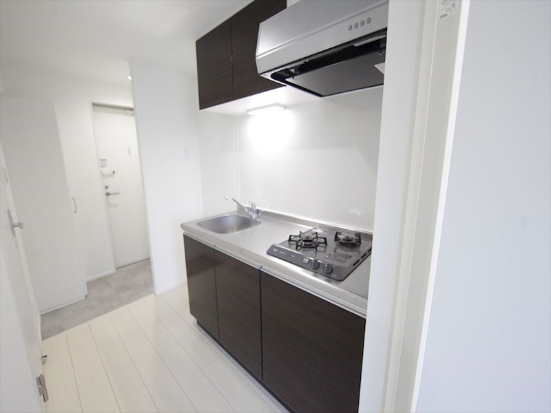 キッチン　システムキッチン（ガス2口コンロ付）