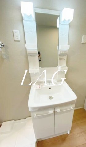 洗面設備　洗面台です。