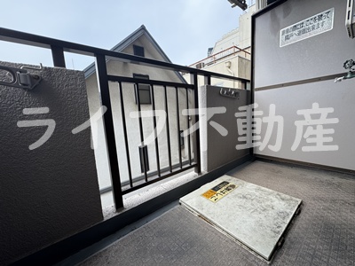 バルコニー　落ち着いた時間を過ごせるバルコニーです