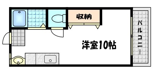 紫野ハイツの間取り写真