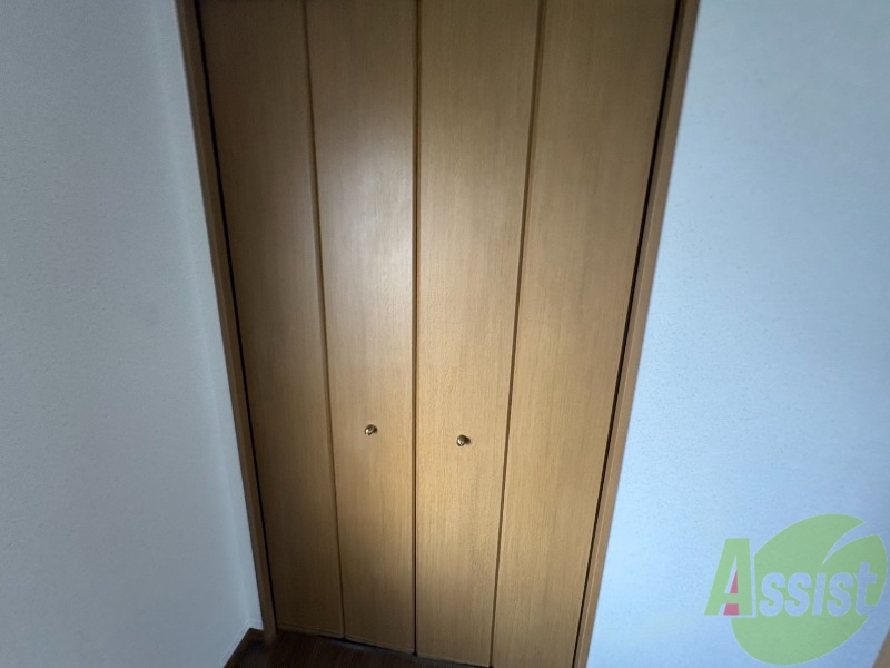 収納　ここに収納があります。収納があると部屋が広く使えます。