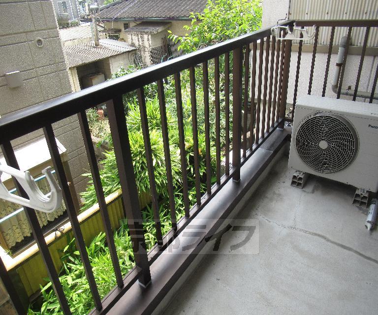 バルコニー　しっかり収納できます。
